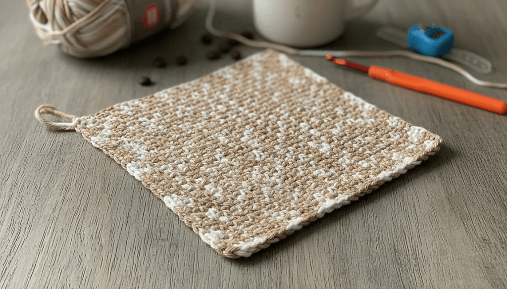 Easy Crochet Potholder Pattern – Perfect for&nbsp;Beginners!