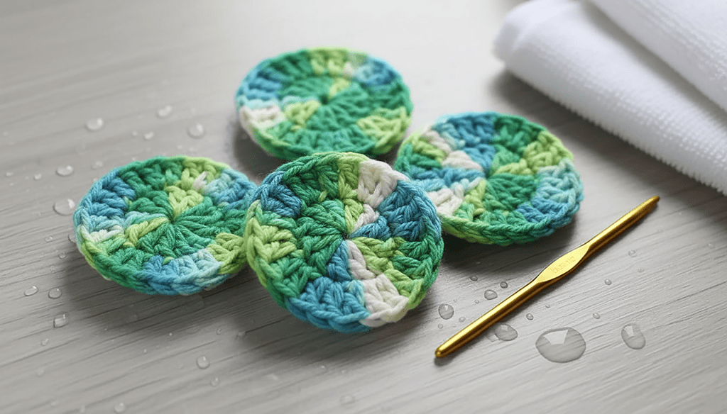 Easy Crochet Face Scrubber Pattern for Beginners (Magic Circle&nbsp;Method)